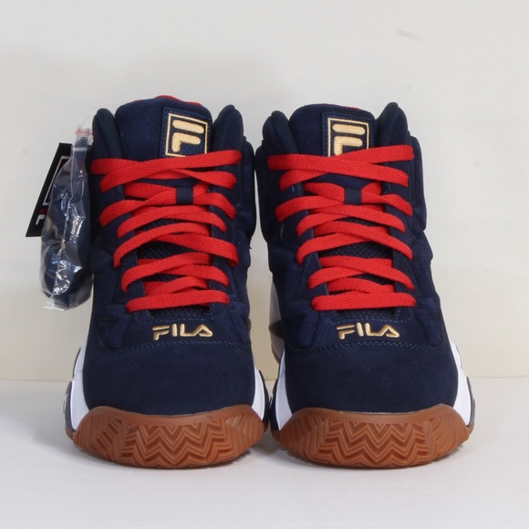 FILA MB Men's Blue Suede MB Jamal Mashburn Sneaker NWT - Picture 2 of 9